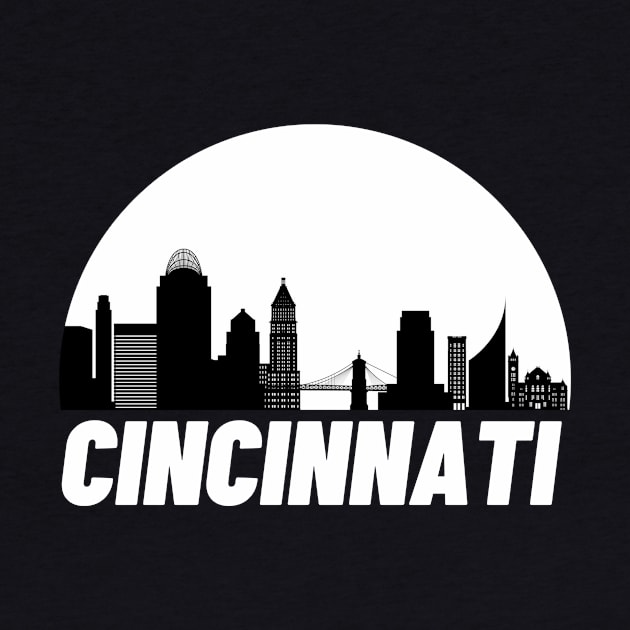 Cincinnati  Skyline by Shirt Tube